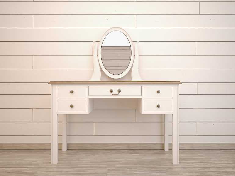 купить туалетный стол с зеркалом olivia beige ga2006etg/c