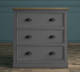 Комод Palermo Gray с тремя ящиками малый