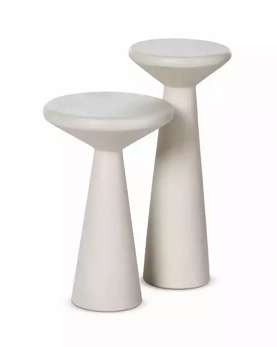 купить комплект белых приставных столиков "сомерсет"