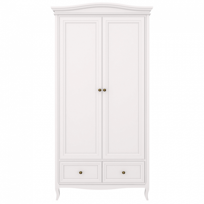 Шкаф 2-дверный Majessa White