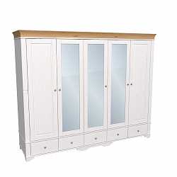 Шкаф 5-дверный Бейли антик 82345