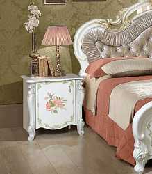 Тумба прикроватная Альба, белый