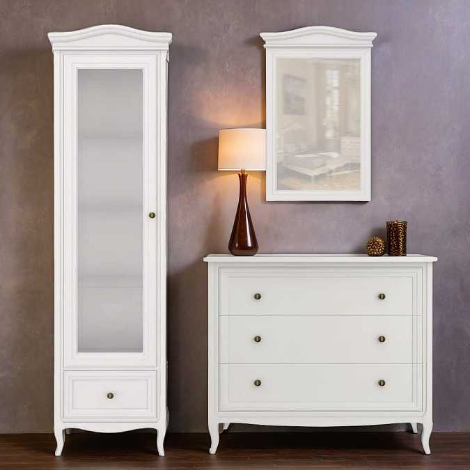 Зеркало настенное Majessa White