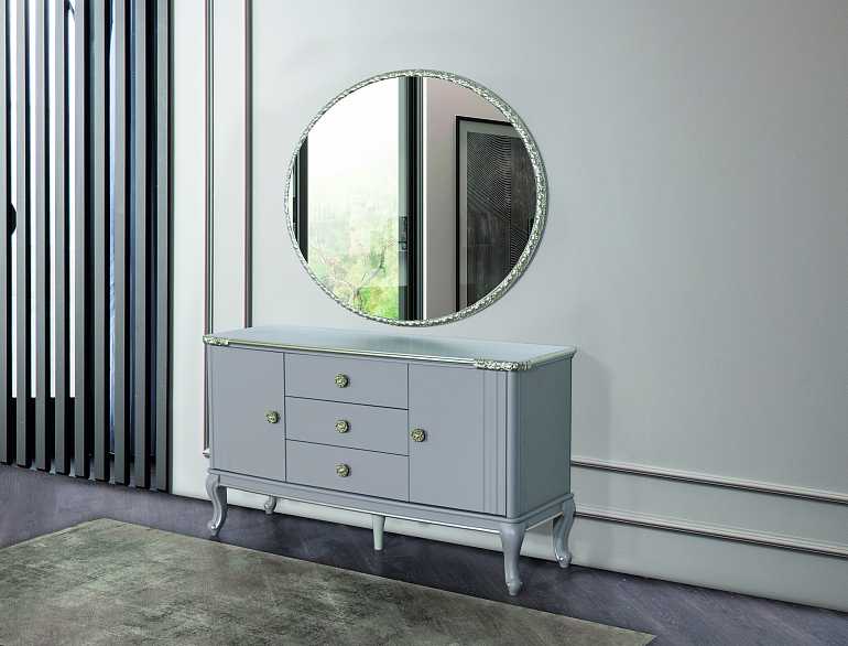 Спальный гарнитур "Мия" платина