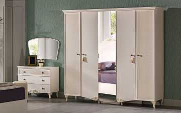 Шкаф пятидверный Perlino