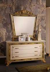 Комод с зеркалом Катя, бежевый