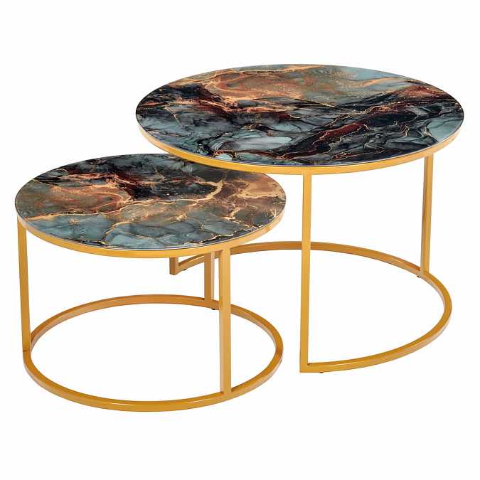 Набор кофейных столиков Tango космос gold