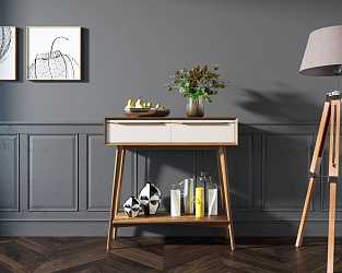 Консоль Bruni white малая