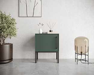 Тумбочка с дверкой Nicole green