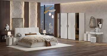 Спальня "Леонардо" с малым изголовьем 6 ст.