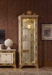 Витрина однодверная Анита, бежевый