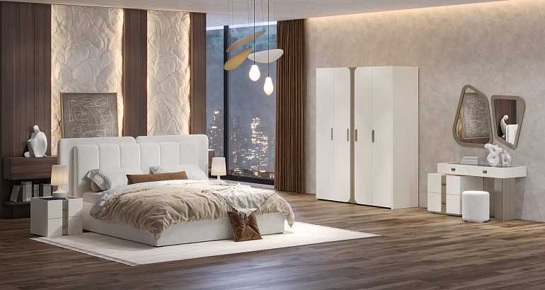 Шкаф четырехдверный "Леонардо" (глухие дверцы)