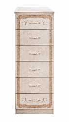 Комод "Патрисия" крем высокий