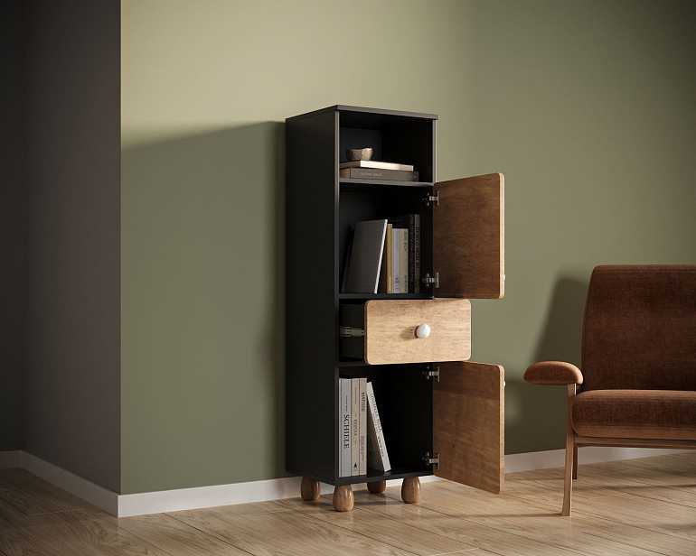 купить узкий шкаф split с двумя дверками и одним ящиком