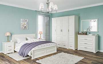 Гарнитур для спальни Марсель крем