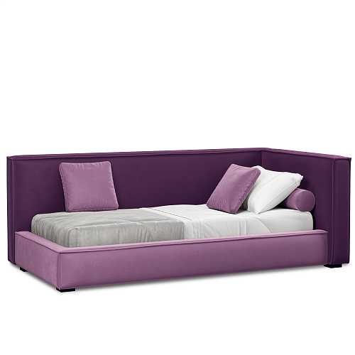 Кровать пристенная K46 фиолетовая