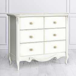 Комод 6 ящиков Romantic Golden Rose