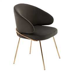 Стул-полукресло Emil темно-серый