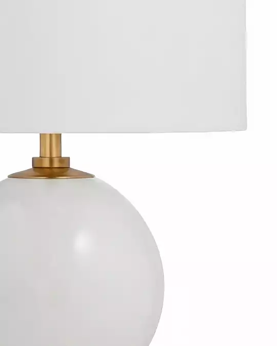 купить белая настольная лампа "иветт" малая