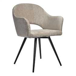 Стул Bruno латте с поворотным механизмом