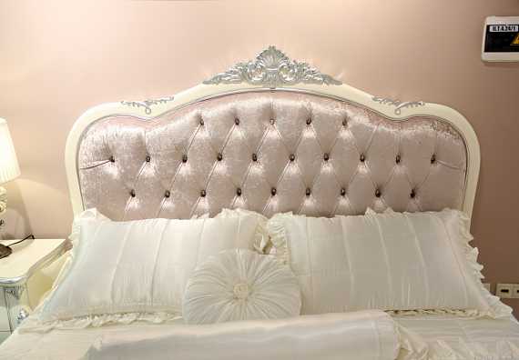кровать с мягким изголовьем констанция 180*200