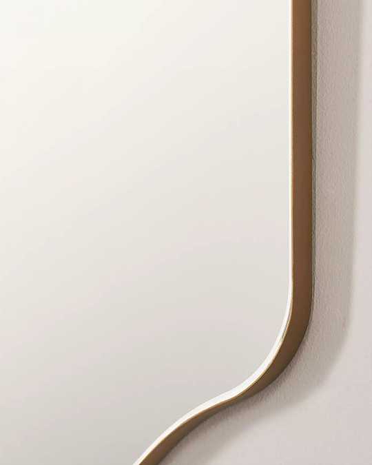 купить настенное зеркало "элтон" в золотой раме