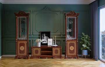 Стенка под ТВ Грация, орех