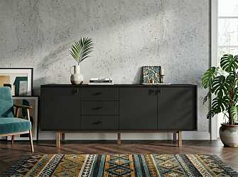 Комод Emerson black EM07