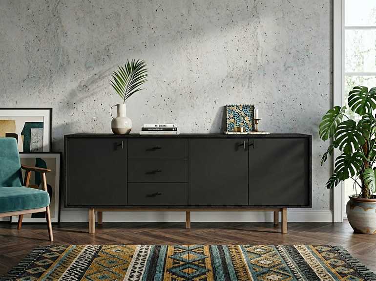 купить комод emerson black em07