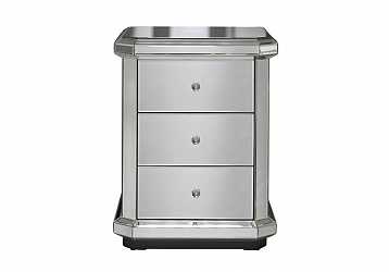 Тумба прикроватная зеркальная KFC882