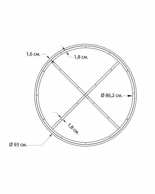 купить круглый журнальный столик "бойд"