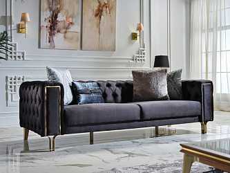 Диван трехместный Montego dark