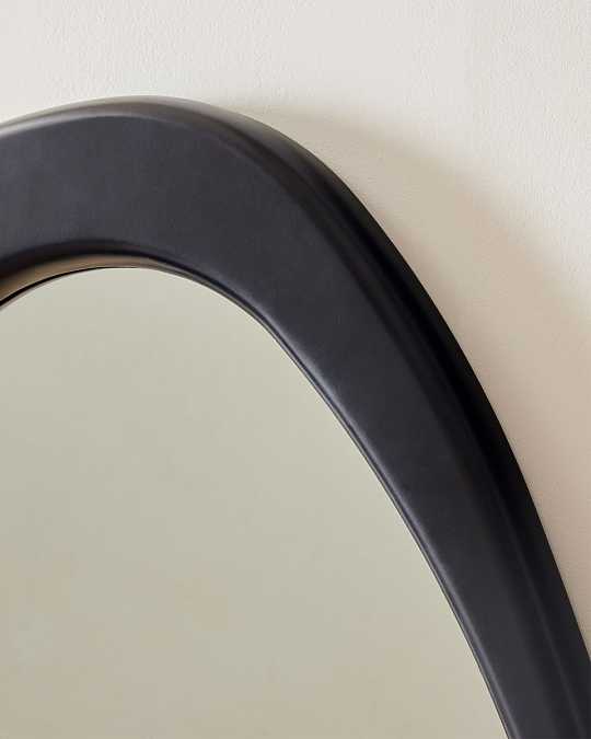 купить напольное зеркало в ассиметричной раме "рино"