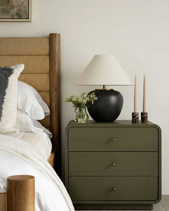 купить черная настольная лампа "ноэл"