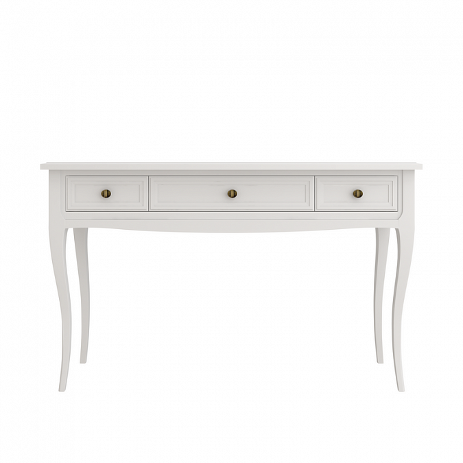 Консоль Majessa White 3 ящика