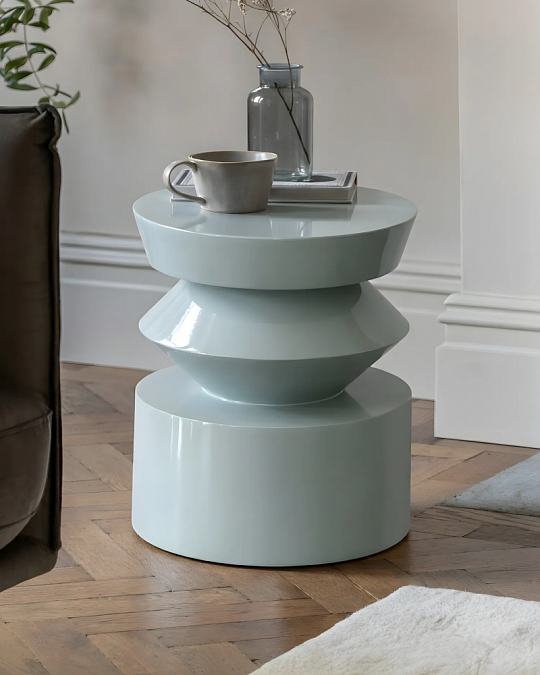 купить светло-синий приставной столик "сигет"