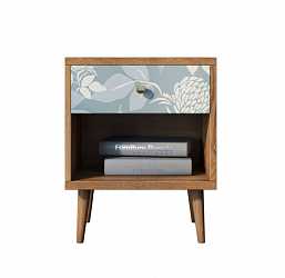 Тумбочка "Berber" с открытой полкой (39 принт)