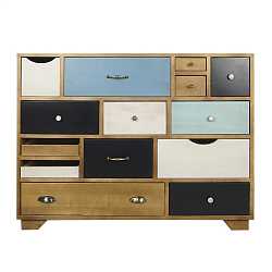 Комод горизонтальный Aquarelle Birch (темный)