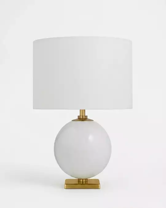 купить белая настольная лампа "иветт" малая