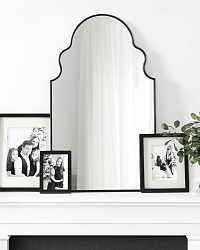 Зеркало в чёрной раме "Шифа"