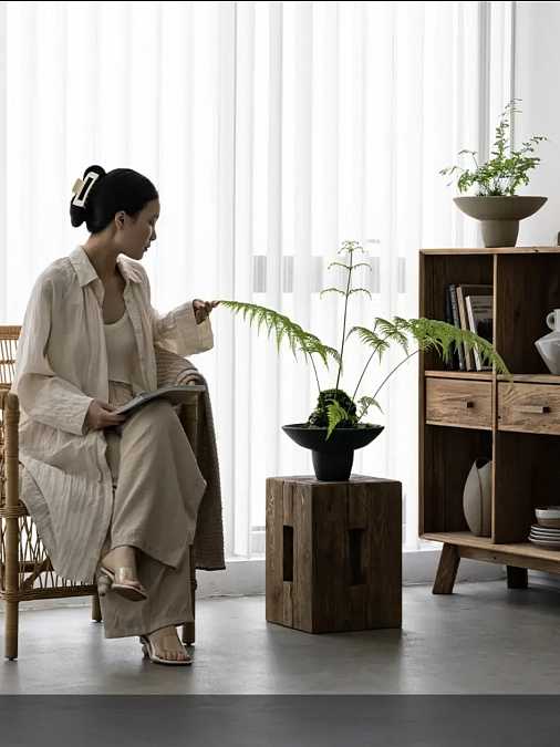 Пуф Wooden Vintage Loft Y609