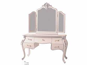 Туалетный столик с зеркалом Джордани