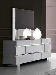 Комод Caprice White 3 ящика