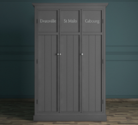 Шкаф платяной трехстворчатый Palermo Gray