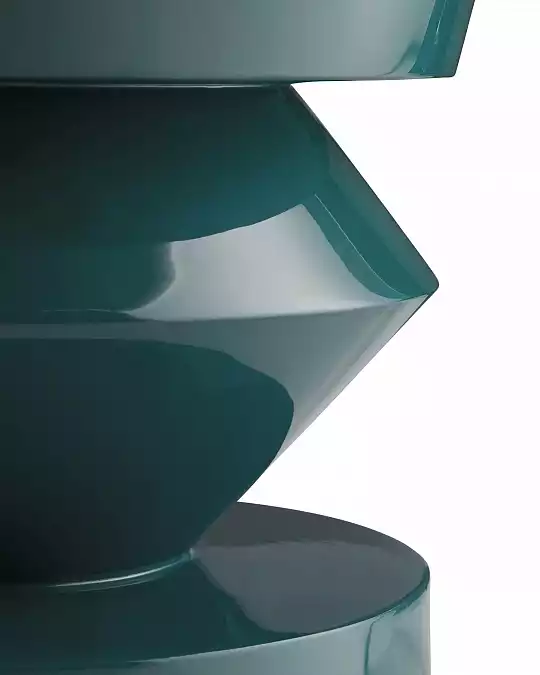 купить изумрудный приставной столик "сигет"