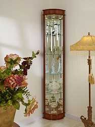 Витрина угловая Атланта Pecan №781