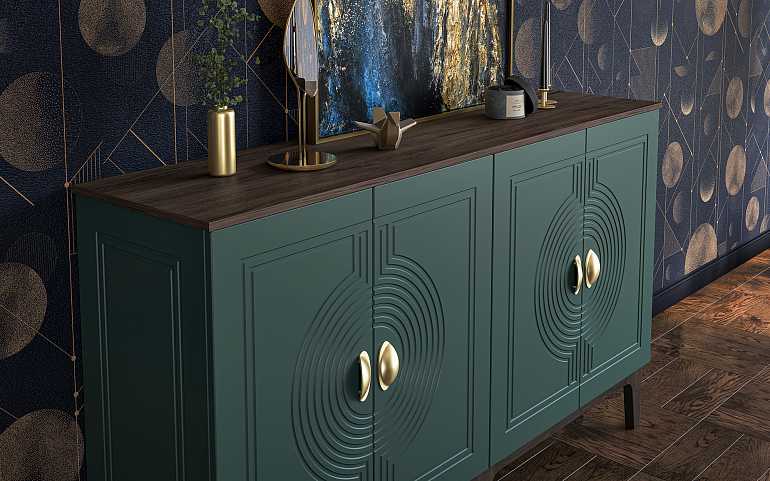 Комод Калипсо четырехдверный