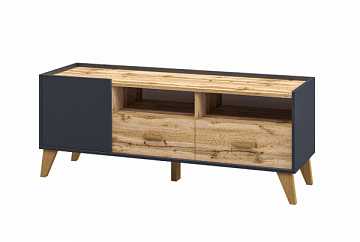 Тумба под ТВ Сканди Графит малая