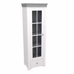 Витрина 1-дверная Бейли антрацит