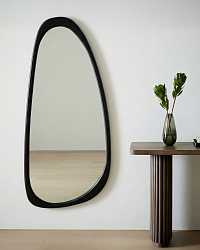 Напольное зеркало в ассиметричной раме "Рино"